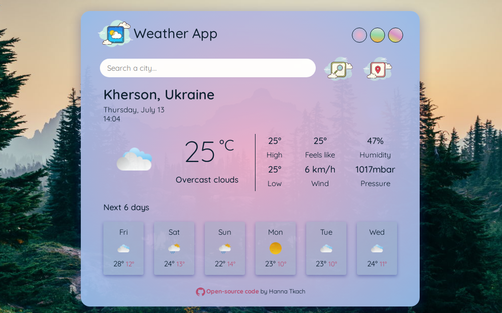 Weather app